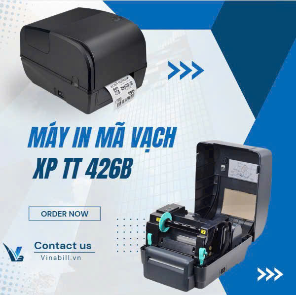 Máy in mã vạch TT426B
