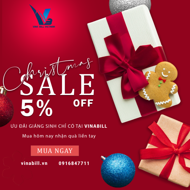 🎄 Ưu Đãi Giáng Sinh 2025 – Đại Tiệc Sale Toàn Bộ Sản Phẩm Tại Vinabill Việt Nam 🎁