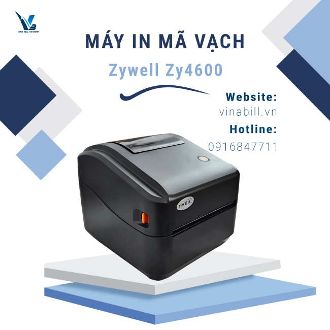 🖨️ Máy in tem Zywell 4600 – Giải pháp in tem nhãn chuyên nghiệp cho mọi doanh nghiệp