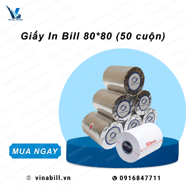 🧾 Giấy In Bill Chất Lượng Cao – Lựa Chọn Hoàn Hảo Cho Mọi Thiết Bị In Hóa Đơn